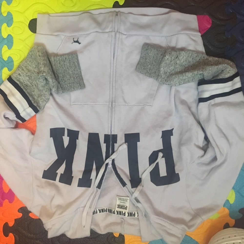PINK Full zip jacket